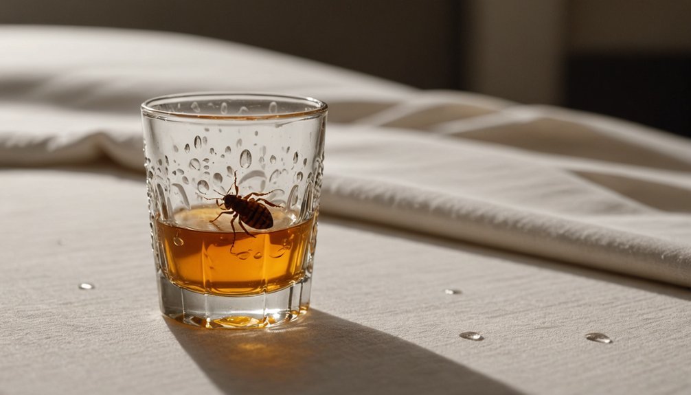 alcohol affects bed bug reproduction