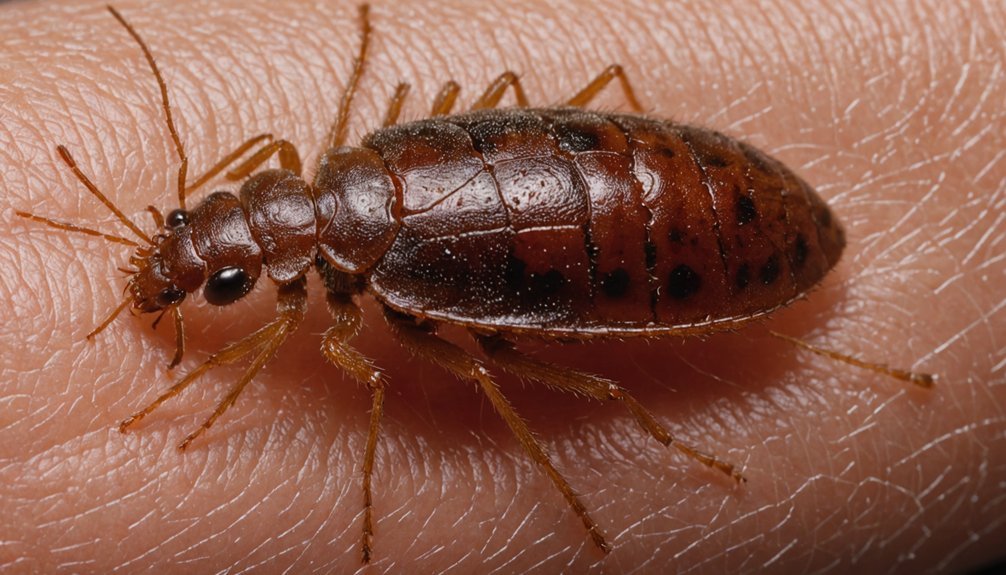 bite locations indicate pests