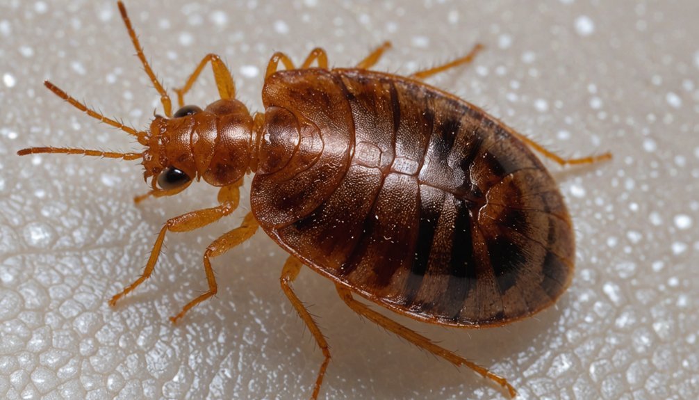 tiny translucent blood feeding pests