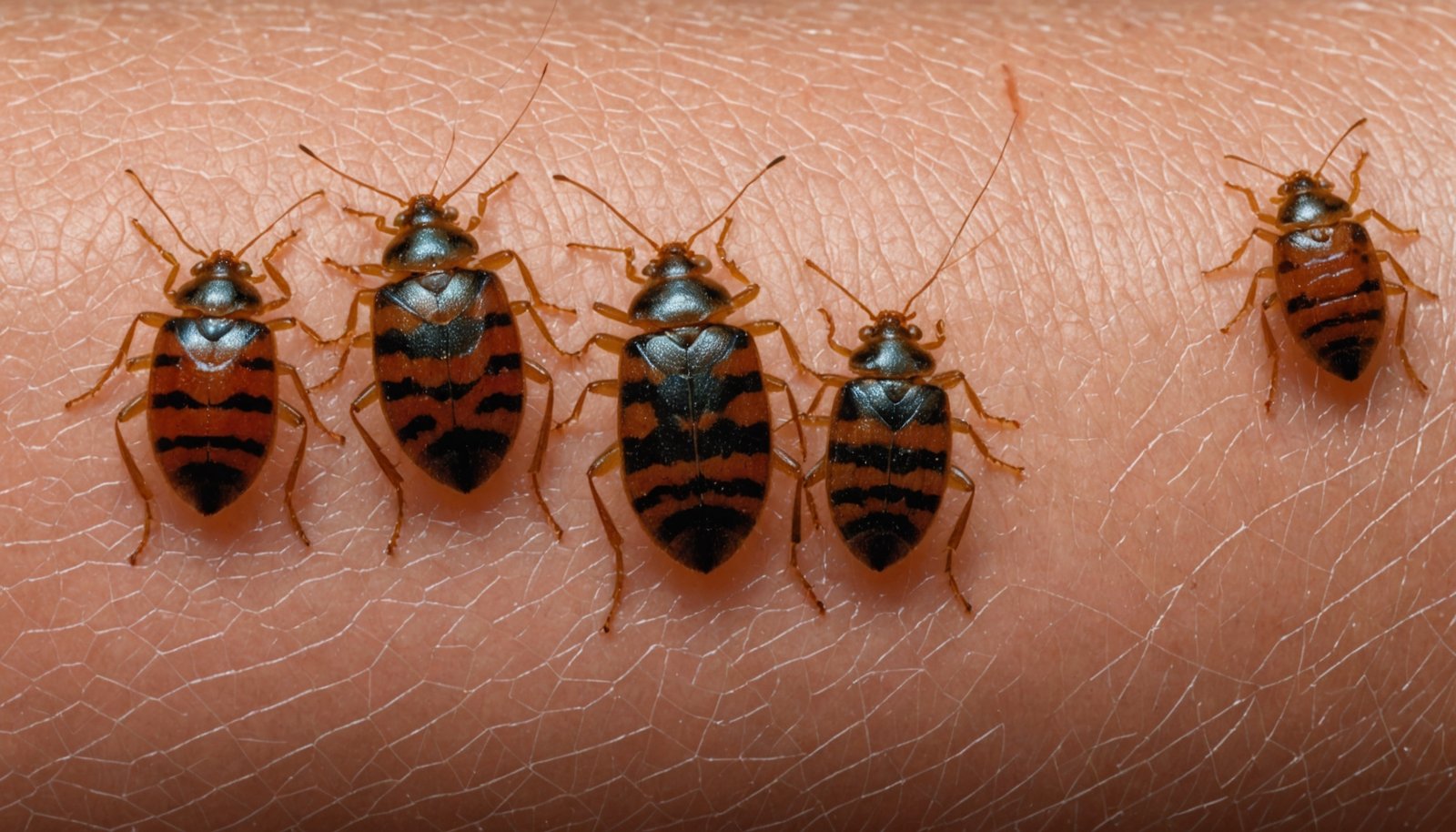 bite patterns indicate pests